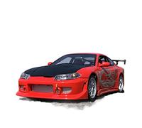 Macchinine in Metallo Pressofuso 1 24 Per Nissan Silvia S15 Pressofuso In Lega Modello Di Auto Versione Modificata Modello Di Auto In Metallo Fan Sport Motoristici Corsa(Rosso)