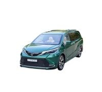 Macchinine in Metallo Pressofuso 1/24 Per Toyota Sena Modello Auto Aziendale MPV In Lega Con Funzione Di Suono E Luce Ornamenti Per Furgone Giocattolo Fan Sport Motoristici Corsa(Green)