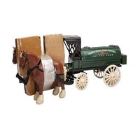 Macchinine in Metallo Pressofuso 1:25 Per Il Modello D'epoca Del Carro Cisterna Horse Wagon Veicolo Fuori Catalogo Ornamenti Classici Fan Sport Motoristici Corsa