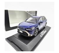 Macchinine in Metallo Pressofuso 1/30 Per Toyota Corolla Cross Realistico Multicolore Display Lega Modello Di Auto SUV Compatto Decorazione In Metallo Fan Sport Motoristici Corsa(Blue)