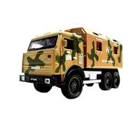 Macchinine in Metallo Pressofuso 1:32 Per Gli Appassionati Veicoli Da Trasporto Modelli Simulazione In Lega Camion Militari Che Espongono Ornamenti Fan Sport Motoristici Corsa(Yellow)