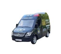 Macchinine in Metallo Pressofuso 1:32 Per La Simulazione Del Modello Auto Ambulanza In Lega Mercedes-Benz Sprinter Auto Della Polizia Con Portiera Aperta Fan Sport Motoristici Corsa(Black)
