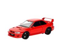 Macchinine in Metallo Pressofuso 1:32 Per Subaru Impreza Modello Auto Sportiva In Lega Veicoli Piccole Dimensioni Famiglia Adolescenti Regalo Di Festa Fan Sport Motoristici Corsa(Red)