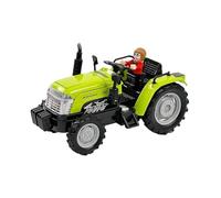 Macchinine in Metallo Pressofuso 1/32 Per Trattore Agricolo In Lega Con Suono E Luce Modello Di Auto In Scala Giocattolo Simulazione Di Scena Familiare Fan Sport Motoristici Corsa(Green)