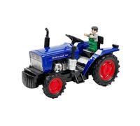 Macchinine in Metallo Pressofuso 1/32 Per Trattore Agricolo In Lega Con Suono E Luce Modello Di Auto In Scala Giocattolo Simulazione Di Scena Familiare Fan Sport Motoristici Corsa(Blue)