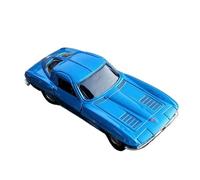 Macchinine in Metallo Pressofuso 1/36 Per Dodge Ford Chevrolet Pickup Auto Della Polizia Modello Pull Back Metallo Multicolore Giocattolo Auto Sorpresa Fan Sport Motoristici Corsa(Chevrolet Blue)