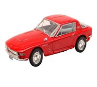 Macchinine in Metallo Pressofuso 1:43 Per Brasinca 4200 Gt 1965 Vintage Red Sedan Showcase Veicoli Da Collezione Per Adulti Fan Sport Motoristici Corsa
