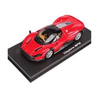 Macchinine in Metallo Pressofuso 1:43 Per Ferrari Daytona SP3 Sports Car Red Alloy Model Car Collection Giocattoli Per Amici E Adulti Fan Sport Motoristici Corsa(Red)