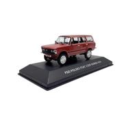 Macchinine in Metallo Pressofuso 1/43 Per Fiat FSO 125P Kombi 4x4 In Lega Rossa Modello Di Auto Retrò In Scala Veicolo Decorazione Statica Fan Sport Motoristici Corsa