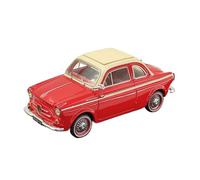Macchinine in Metallo Pressofuso 1/43 Per Fiat Weinsberg 500 1960 Modello Di Auto In Resina Rossa Collezione Per Adulti Veicoli Spazio Decorazione Fan Sport Motoristici Corsa
