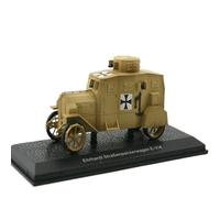 Macchinine in Metallo Pressofuso 1/43 Per Il Modello Di Carro Armato Blindato Ehrhardt EV/4 Della Prima Guerra Mondiale Decorazione Spaziale D'epoca Fan Sport Motoristici Corsa(Yellow)