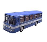 Macchinine in Metallo Pressofuso 1/43 Per Il Modello In Lega Del Veicolo Ambulanza Autobus Liaz 677M Modello Pressofuso Decorazione Per Camera Da Letto Fan Sport Motoristici Corsa(Blue)