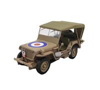 Macchinine in Metallo Pressofuso 1:43 Per Jeep Willys MB 1943 Modello Auto Militare In Lega Pressofusa Veicolo Della Seconda Guerra Mondiale Verde Fan Sport Motoristici Corsa