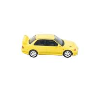 Macchinine in Metallo Pressofuso 1:43 Per La Collezione Di Auto D'epoca Modello In Lega Bicolore Mitsubishi Lancer Evolution III Fan Sport Motoristici Corsa(Yellow)