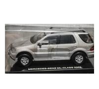 Macchinine in Metallo Pressofuso 1:43 Per ML-CLASS 2003 Ornamenti Da Collezione In Lega Di Stile Raro Per La Decorazione Della Casa (argento) Fan Sport Motoristici Corsa