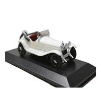 Macchinine in Metallo Pressofuso 1:43 Per Modello Ornamentale Da Esposizione Per Auto In Lega Decappottabile D'epoca Bianca Alfa Romeo 6C 1750 Fan Sport Motoristici Corsa