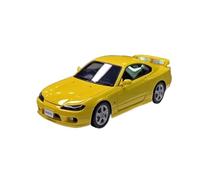 Macchinine in Metallo Pressofuso 1:43 Per Nissan Silvia S15 Spec R EM628 1999 Modello Di Auto In Resina Gialla Modello Supercar Statico Ornamenti Fan Sport Motoristici Corsa