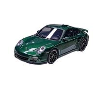 Macchinine in Metallo Pressofuso 1:43 Per Porsche 911 997.2 TURBO S 2011 Auto Giocattolo In Lega Pressofusa Multicolore Collezione Per Appassionati Fan Sport Motoristici Corsa(Green)