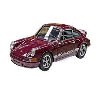 Macchinine in Metallo Pressofuso 1:43 Per Porsche 911 Carrera RS 2.7 VM009 Multicolor Alloy Collector's Edition Ornamenti Per Veicoli 1973 Fan Sport Motoristici Corsa(Red)