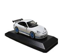 Macchinine in Metallo Pressofuso 1:43 Per Porsche Porsche 911(996) GT3 RS Veicolo Supercar Bianco Adatto Ai Collezionisti Da Collezionare Fan Sport Motoristici Corsa