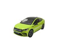 Macchinine in Metallo Pressofuso 1:43 Per Skoda Enyaq Coupe RS Modello Di Auto In Lega Modello Di Berlina In Metallo Bicolore Collezione Decorazione Fan Sport Motoristici Corsa(Green)