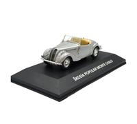 Macchinine in Metallo Pressofuso 1:43 Per Skoda Popular Monte Carlo Decappottabile Modello Di Auto In Metallo Pressofuso In Lega Per Play Fan Sport Motoristici Corsa