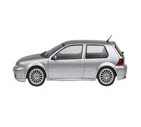 Macchinine in Metallo Pressofuso 1/43 Per Volkswagen Golf 8R / GOLF R32 (MK4) Modello In Miniatura Decorativo In Lega Per Fidanzato Fan Sport Motoristici Corsa(Silver)