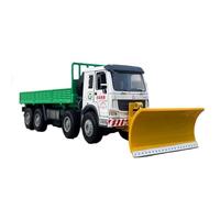 Macchinine in Metallo Pressofuso 1/50 Per Modello Camion Giocattolo Veicolo Da Ingegneria Per La Rimozione Della Neve In Metallo Autocarro Con Cassone Fan Sport Motoristici Corsa(Green)