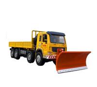 Macchinine in Metallo Pressofuso 1/50 Per Modello Camion Giocattolo Veicolo Da Ingegneria Per La Rimozione Della Neve In Metallo Autocarro Con Cassone Fan Sport Motoristici Corsa(Yellow)