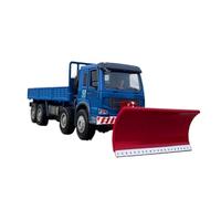 Macchinine in Metallo Pressofuso 1/50 Per Modello Camion Giocattolo Veicolo Da Ingegneria Per La Rimozione Della Neve In Metallo Autocarro Con Cassone Fan Sport Motoristici Corsa(Blue)