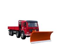 Macchinine in Metallo Pressofuso 1/50 Per Modello Camion Giocattolo Veicolo Da Ingegneria Per La Rimozione Della Neve In Metallo Autocarro Con Cassone Fan Sport Motoristici Corsa(Red)