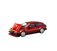 Macchinine in Metallo Pressofuso 1:64 Per Alfa Romeo GTV6 Wide Body Cofano Motore Modificato Apribile Modello Di Auto In Lega Metallo Decorativo Fan Sport Motoristici Corsa(Red)