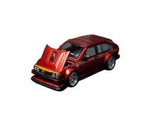 Macchinine in Metallo Pressofuso 1:64 Per Alfa Romeo GTV6 Widebody Modello Auto In Lega Modello Auto In Per Veicoli Cofano Anteriore Modificato Si Apre Fan Sport Motoristici Corsa(Red)