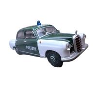 Macchinine in Metallo Pressofuso 1:64 Per Benz W120 180d Auto Della Polizia Raro Veicolo Soccorso In Lega Modello Pressofuso Hobby Giocattolo Statico Fan Sport Motoristici Corsa
