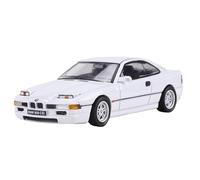 Macchinine in Metallo Pressofuso 1:64 Per BMW 850CSi Berlina Modello Auto In Lega Su Piccola Con Decorazione In Metallo Adatto Per Collezionisti Auto Fan Sport Motoristici Corsa(White)