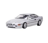 Macchinine in Metallo Pressofuso 1:64 Per BMW 850CSi Berlina Modello Auto In Lega Su Piccola Con Decorazione In Metallo Adatto Per Collezionisti Auto Fan Sport Motoristici Corsa(Silver)