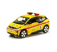Macchinine in Metallo Pressofuso 1 64 Per BMW BMW I3 Hong Kong Airport Patrol Car Modello Di Simulazione In Lega Display Da Collezione Per Adulti Fan Sport Motoristici Corsa