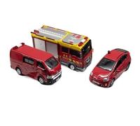 Macchinine in Metallo Pressofuso 1/64 Per BS03 Toyota Hiace Prius Camion Dei Pompieri Set Porta Aperta Modello Auto In Lega Accessori Per Fotografia Fan Sport Motoristici Corsa