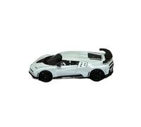 Macchinine in Metallo Pressofuso 1:64 Per Bugatti Centodieci 110 Commemorative Edition Modello Di Auto Da Collezione In Resina Statico Decorazione Retrò Fan Sport Motoristici Corsa(White B)