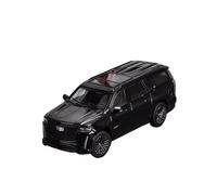Macchinine in Metallo Pressofuso 1:64 Per Cadillac Escalade ESV SUV In Lega Modello Auto Grandi Dimensioni Collezione Classica Per Adulti Decorazione Fan Sport Motoristici Corsa(Black)
