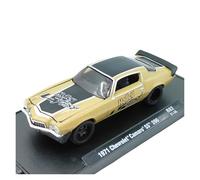 Macchinine in Metallo Pressofuso 1/64 Per Chevrolet Camaro SS 396 1971 Modello Auto In Lega Nera Sealed Designs Decorazione Per Camera Da Letto Fan Sport Motoristici Corsa