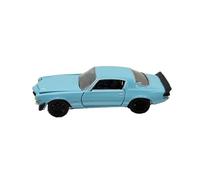 Macchinine in Metallo Pressofuso 1/64 Per Chevrolet Camaro SS 396 1971 Modello Di Auto In Lega Con Porta Apribile Modello Vintage Blu Decorazione Fan Sport Motoristici Corsa