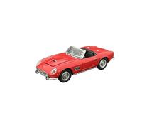 Macchinine in Metallo Pressofuso 1:64 Per Ferrari 250GT California Edition Multicolor Die-cast Scale Car Cofano Anteriore Apribile Fan Sport Motoristici Corsa(Red)