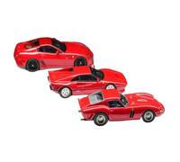 Macchinine in Metallo Pressofuso 1:64 Per Ferrari 250GTO 288GTO 599GTO Set Di Tre Auto Con Ornamenti Realistici Modello Di Auto In Lega Fan Sport Motoristici Corsa