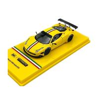 Macchinine in Metallo Pressofuso 1:64 Per Ferrari 458 ItaliaGT3 Ornamento In Metallo Giallo Modello Di Auto In Lega Invia Un Regalo Al Tuo Fidanzato Fan Sport Motoristici Corsa