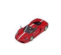 Macchinine in Metallo Pressofuso 1:64 Per Ferrari Enzo Con Motore In Resina Decorazione Modello Di Auto Supercar Scena Simulazione Giocattolo Statico Fan Sport Motoristici Corsa(Red)