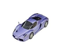 Macchinine in Metallo Pressofuso 1:64 Per Ferrari Enzo Con Motore In Resina Decorazione Modello Di Auto Supercar Scena Simulazione Giocattolo Statico Fan Sport Motoristici Corsa(Purple)