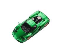 Macchinine in Metallo Pressofuso 1:64 Per Ferrari Enzo Modello Di Auto In Resina Bicolore Espositore Da Soggiorno Collezione Per Adulti Fan Sport Motoristici Corsa(Green)