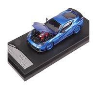 Macchinine in Metallo Pressofuso 1:64 Per Ferrari F12 TDF Novitec 812 Modello Di Auto Pressofusa In Lega Blu Con Cofano Anteriore Apribile Fan Sport Motoristici Corsa