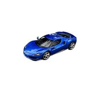 Macchinine in Metallo Pressofuso 1:64 Per Ferrari Jaguar 296 GTB Blue Alloy Vehicle Small Scale Car Model Sealed Designs Gioco Giocattolo Fan Sport Motoristici Corsa